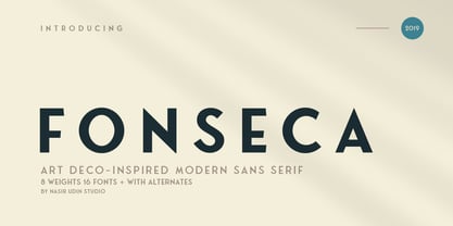 Fonseca Font Poster 1