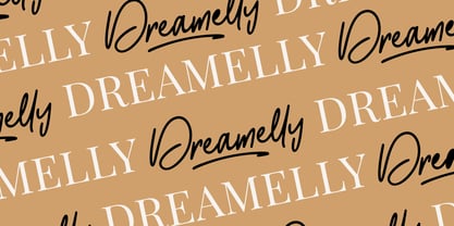 Dreamelly Font Poster 2