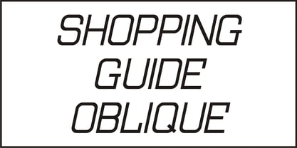 Shopping Guide Font Poster 4
