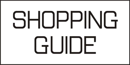 Shopping Guide Font Poster 2