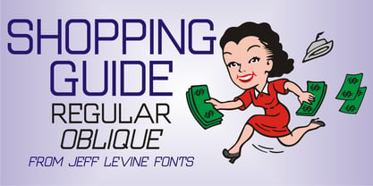 Shopping Guide Font Poster 1