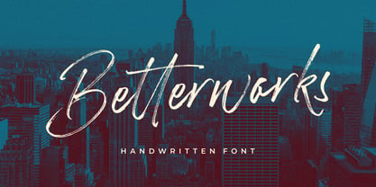 Betterworks Font Poster 1