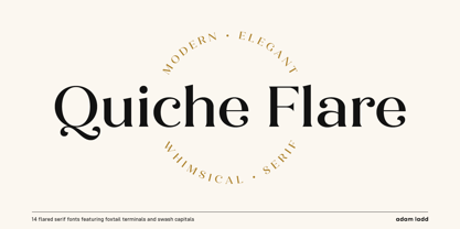Quiche Flare Font Poster 1