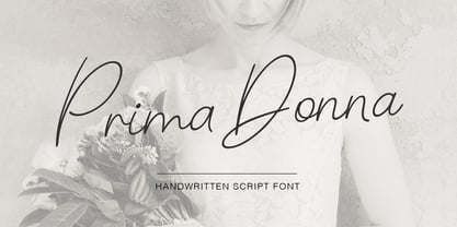 Prima Donna Font Poster 1