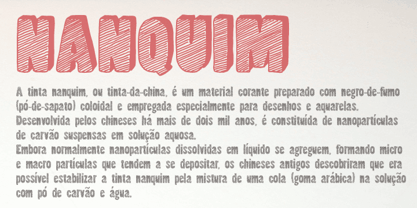 Nanquim Font Poster 4