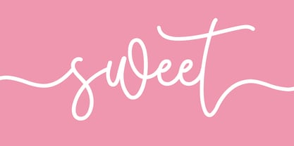 Sweet Youth Font Poster 5