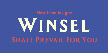 Winsel Font Poster 1