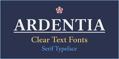 Ardentia Font Poster 1