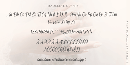 Madeline Font Poster 6