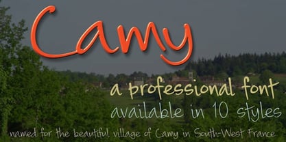 Camy Font Poster 1