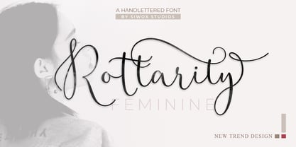 Rottarity Feminine Font Poster 1