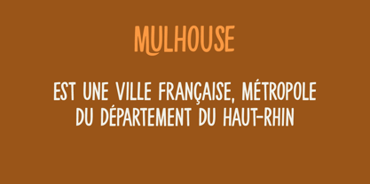 Mulhouse Font Poster 4