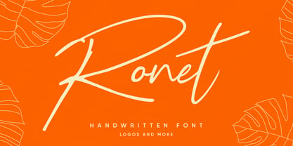 Ronet Font Poster 1