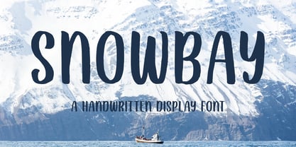 Snowbay Font Poster 1