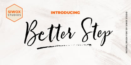 Better Step Font Poster 1