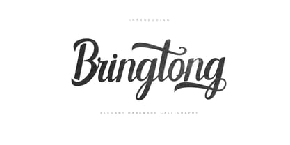 Bringtong Font Poster 1