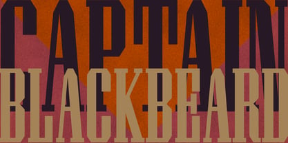 Captain Blackbeard Font Poster 6