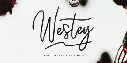Westey Font Poster 1
