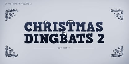 Christmas Dingbats 2 Font Poster 1