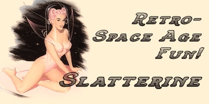 Slatterine Font Poster 1