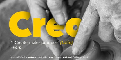 Creo Font Poster 2