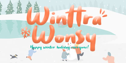 Winttra Wonsy Font Poster 1