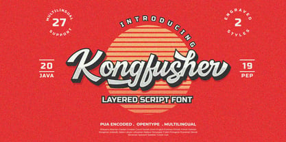 Kongfusher Font Poster 1