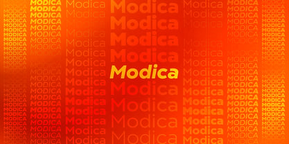 Modica Font Poster 15
