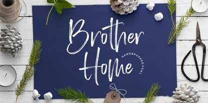 Brother Home Font Poster 1