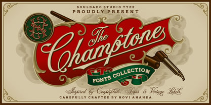 NS Champtone Font Poster 1
