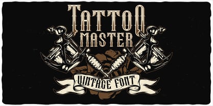 Tattoo Master Font Poster 3