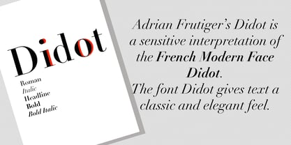 Linotype Didot Font Poster 6