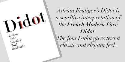 Linotype Didot Fuente Póster 5