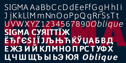 Sigma Font Poster 9