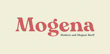 Mogena Font Poster 1