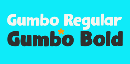Gumbo Font Poster 3