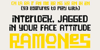Ramones Font Poster 4