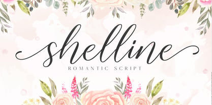 Shelline Font Poster 1