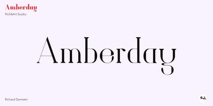 Amberday Font Poster 1