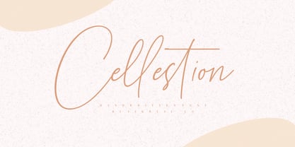 Cellestion Font Poster 1