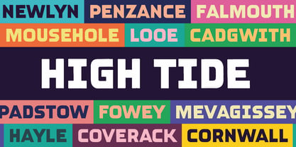 High Tide AT Font Poster 1