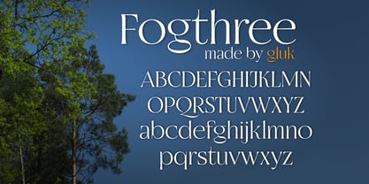 Fogthree Font Poster 1