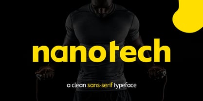 Nanotech Font Poster 1
