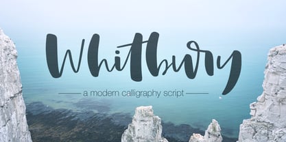 Whitbury Font Poster 1