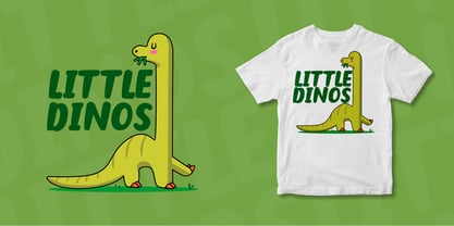 Dino Kids Font Poster 4