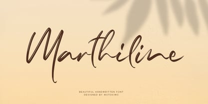 Marthiline Font Poster 1