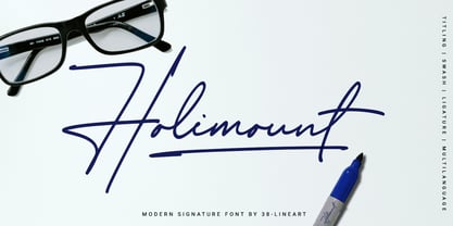 Holimount Font Poster 1