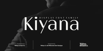Kiyana Display Font Poster 1