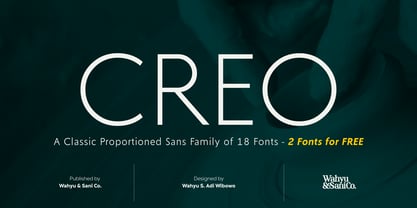 Creo Font Poster 1