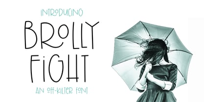Brolly Fight Font Poster 1